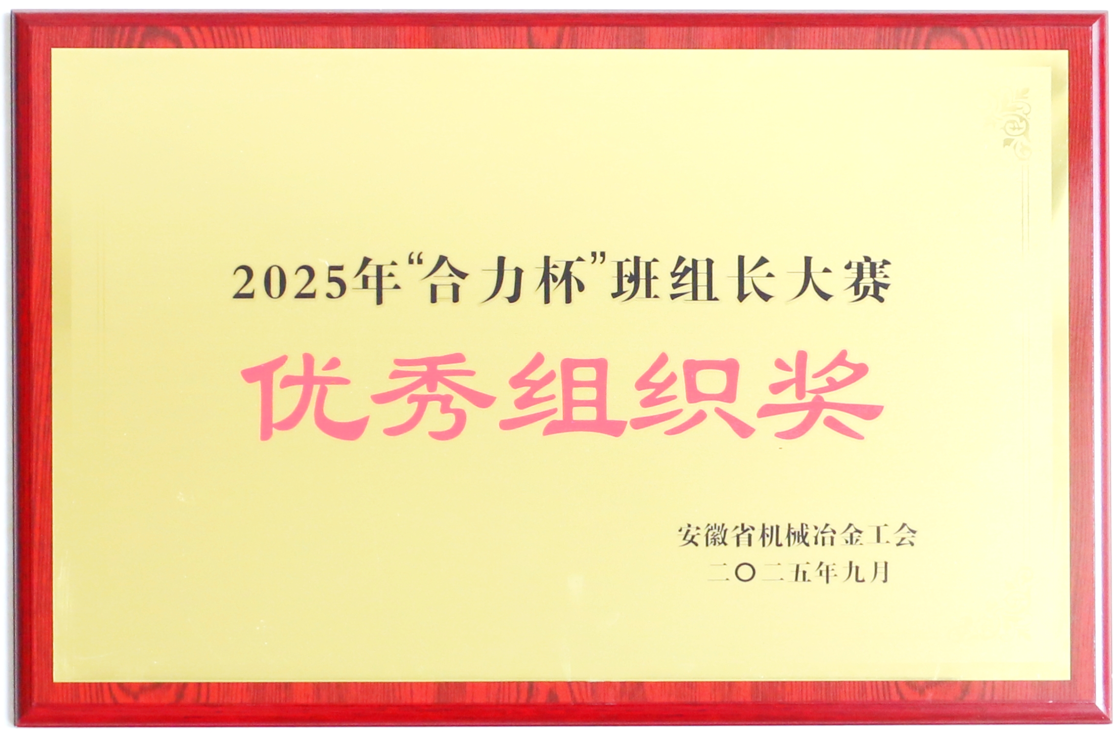“合力杯”班组长大赛优秀组织奖.JPG